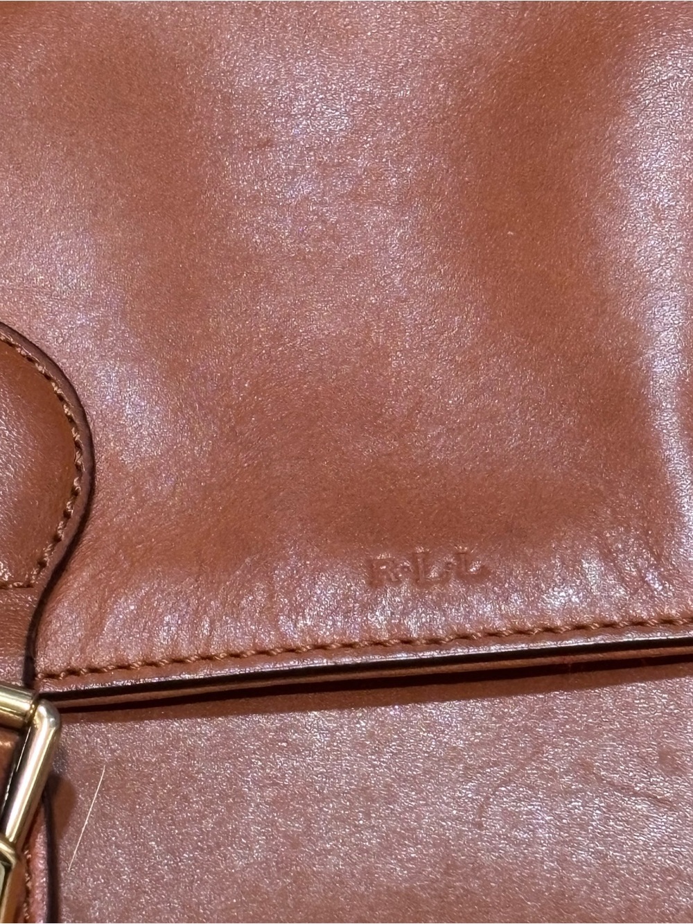 VINTAGE Lauren Ralph Lauren Leather bag - Picture 11 of 12
